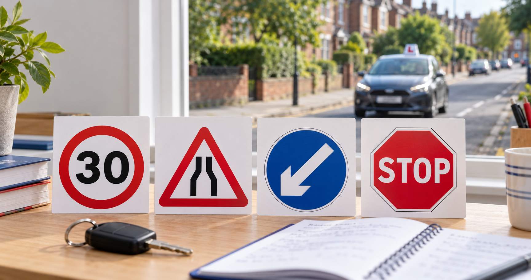 driving test signs