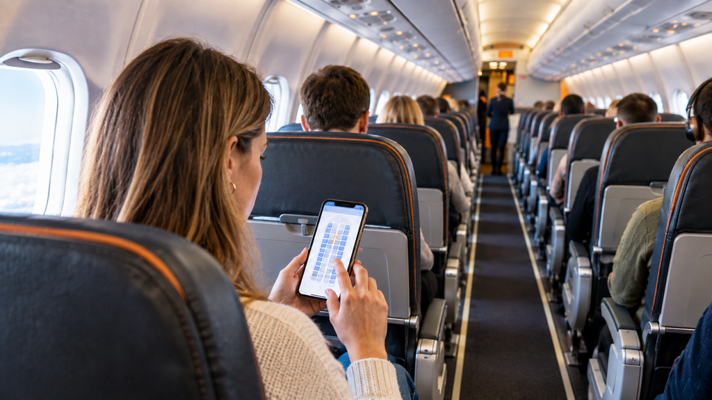 Latest EasyJet seating map news for UK flights showing a modern aircraft cabin and updated seat selection
