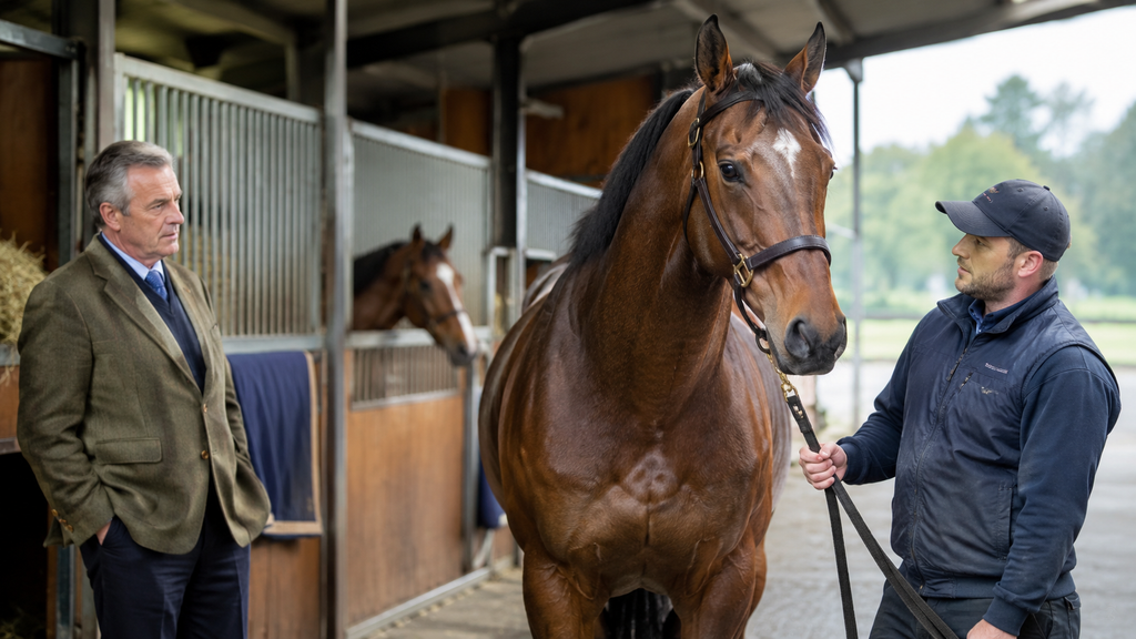 Fallen Angel horse pedigree and ownership story with Karl Burke
