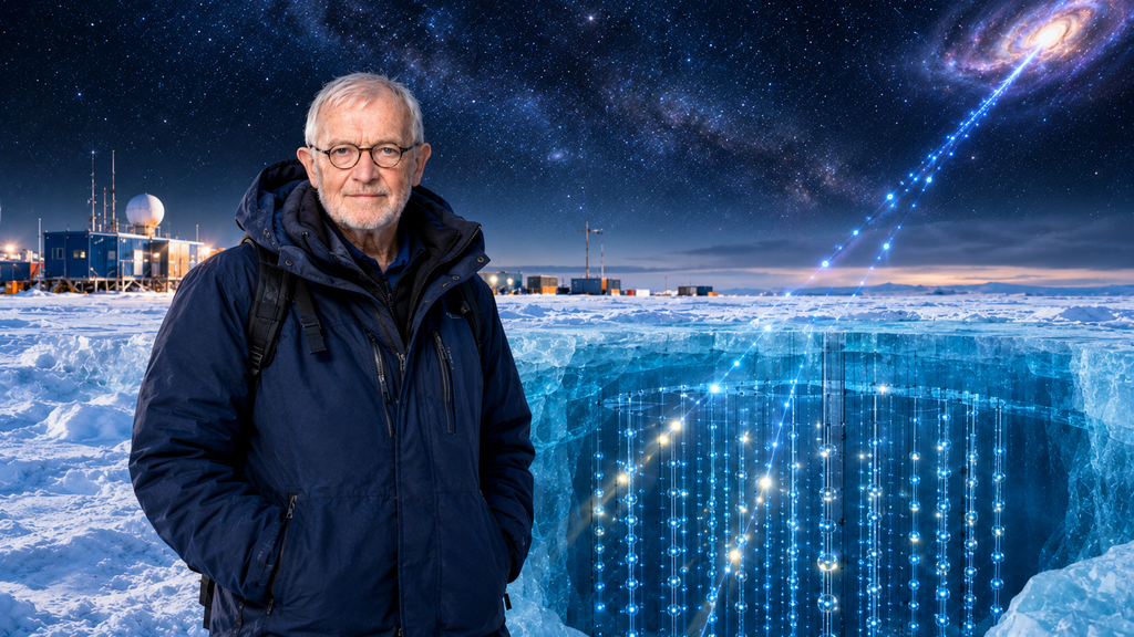 Francis Halzen’s research using neutrinos to study the universe’s most powerful cosmic events