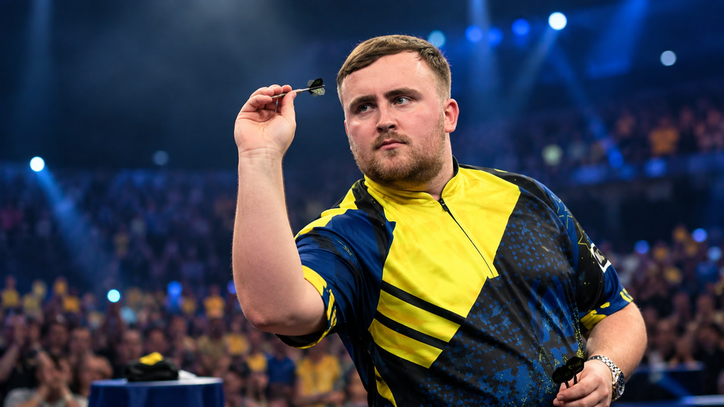 Luke Littler emerging as a rising darts star during his early career